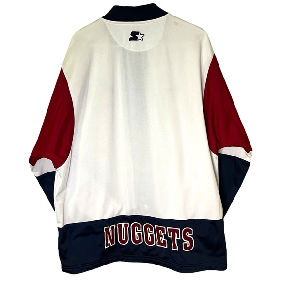 SOLD VTG DENVER NUGGETS NBA Team Issue Exclusive Authentic Warm Up Starter Ja… - Picture 4 of 16
